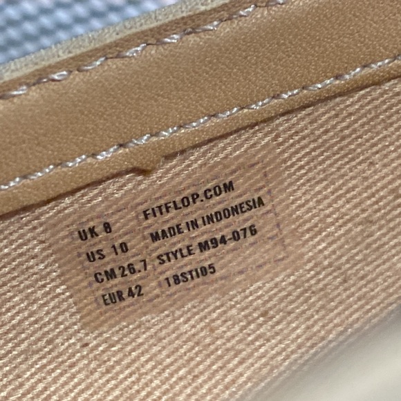 FITFLOP Audrey loafer shoe women’s taupe slipper - Picture 14 of 14